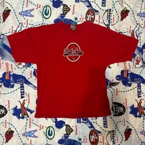 Vintage Y2K Ball State Cardinals Double Sided Heavy Graphic T Shirt